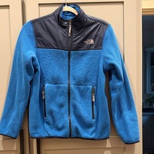 The North Face Kids Blue and Black Jacket